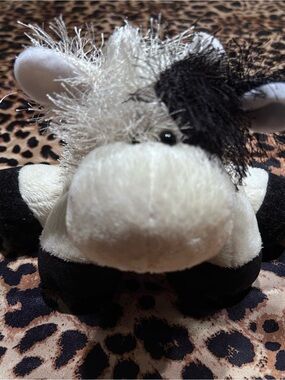 Ganz Webkinz Retired Cow Plush Toy - No Tag & no code